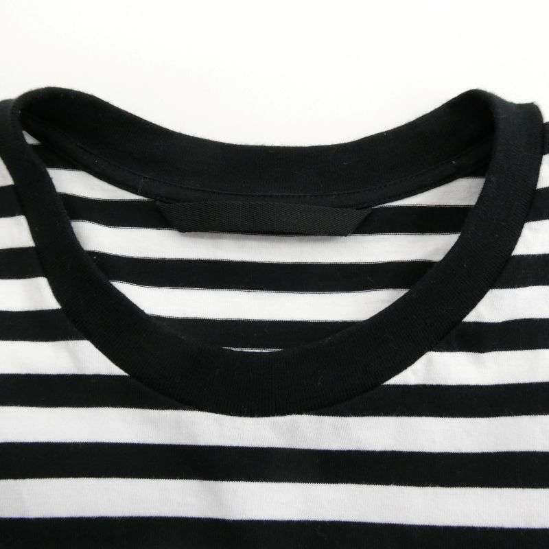 モンクレール 23SS I10918C00037 RIGATO LOGO T SHIRT ワッペン ボーダー 半袖 Tシャツ 買取実績 画像