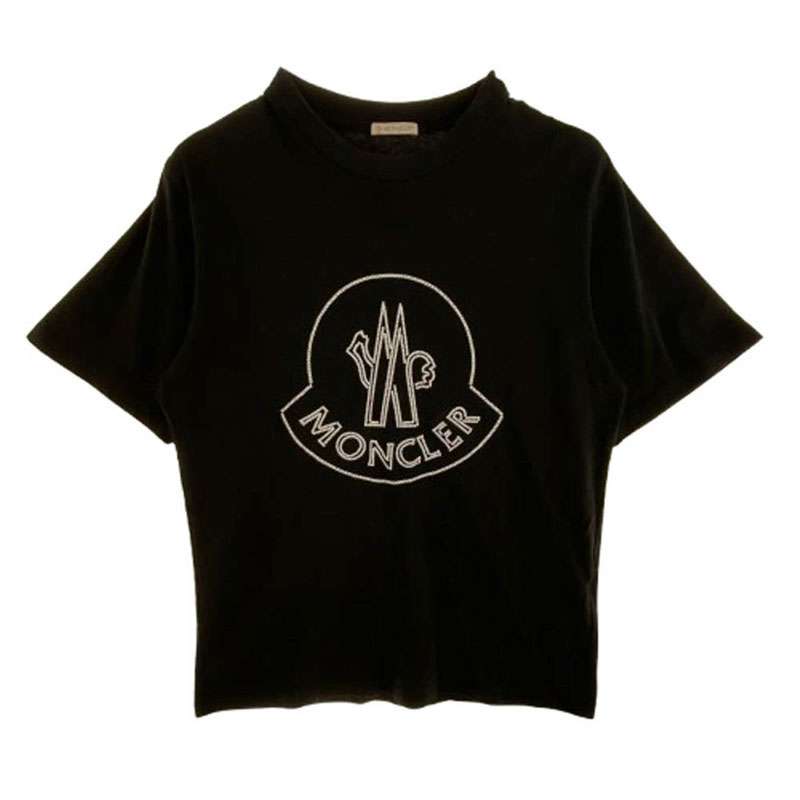 モンクレール 23SS I10938C00014 MAGLIA MANICHE CORTE ロゴ 刺繍 半袖 Tシャツ 買取実績 画像