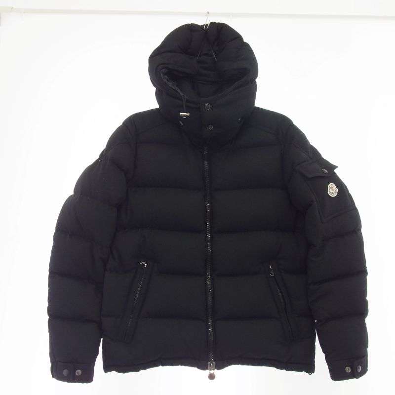 モンクレール B20914033805 54272 MONTGENEVRE モンジュネーブル ウール フーデッド ダウンジャケット 買取実績 画像