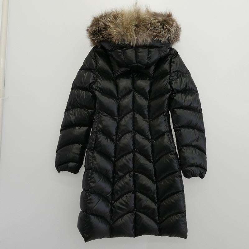 モンクレール C20934998025 68950 ALBIZIA アルビジア フォックスファー フーデッド ダウン コート 買取実績 画像