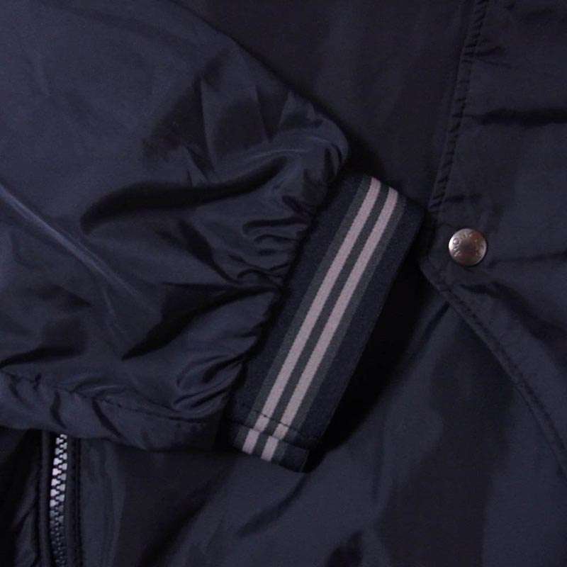 モンクレール D10914164105 ALLIER ロゴワッペン トリコロール ボタンホール ナイロン ジップアップ ジャケット スイングトップ 買取実績 画像