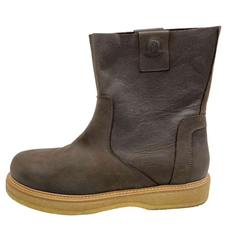 モンクレール DALLAS Leather Boots サイド ジップ ブーツ 買取実績 画像