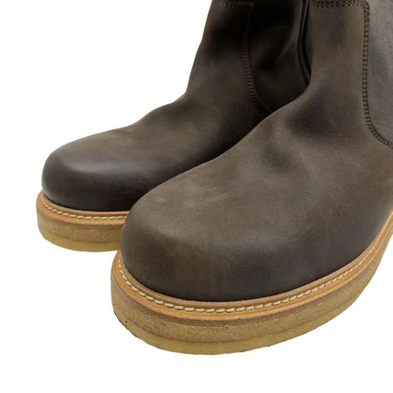 モンクレール DALLAS Leather Boots サイド ジップ ブーツ 買取実績 画像