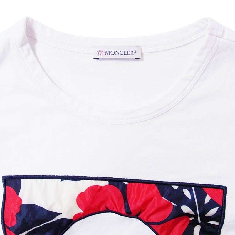 モンクレール E10918044750 MAGLIA ハイビスカス マグリア クルーネック 半袖Tシャツ 買取実績 画像