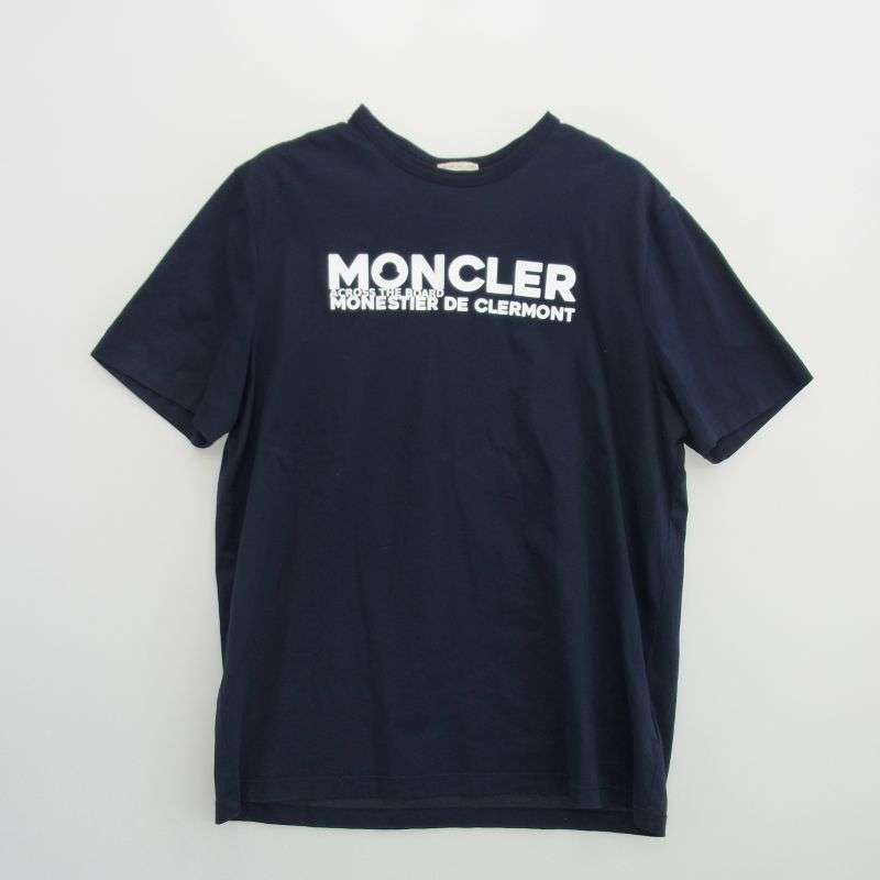 モンクレール G10918C7D910 DE CLERMONT Rubber Logo Print MAGLIA T-SHIRT マリア ラバーロゴプリント 半袖 Tシャツ 買取実績 画像