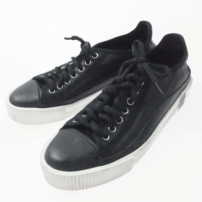 モンクレール GLISSIERE LOW TOP SNEAKERS レザー ローカット スニーカー 買取実績 画像