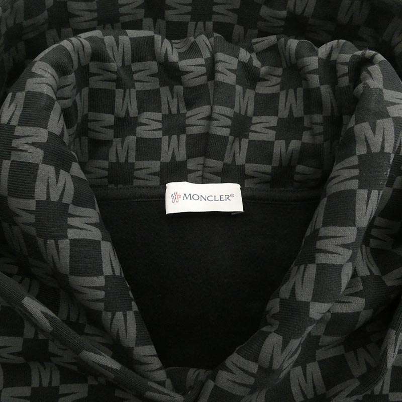 モンクレール H20918G00039 899TX HOODIE 総柄 プルオーバー パーカー フーディー 買取実績 画像