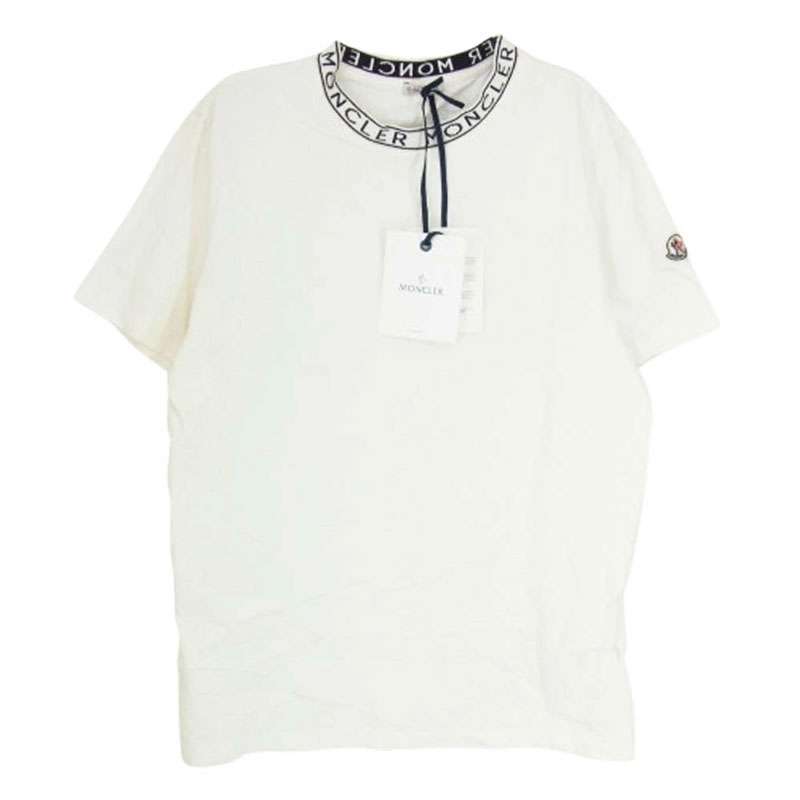 モンクレール K10918C000278390T SS TSHIRT カラーネック ロゴレタリング 半袖 Tシャツ 買取実績 画像