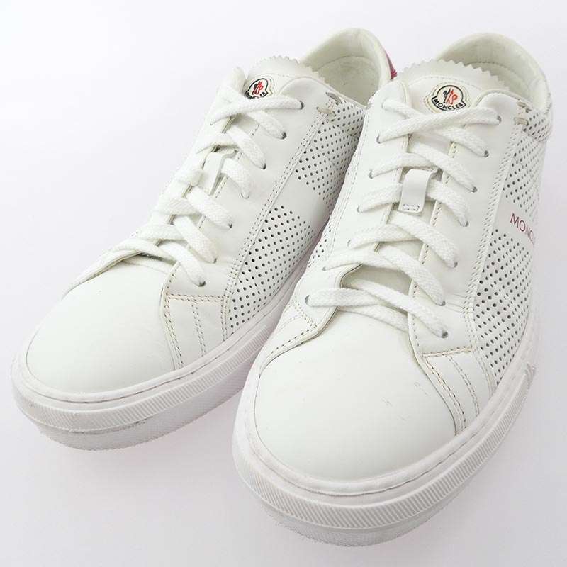 モンクレール ニューモナコ パンチング レザー スニーカー 買取実績 画像