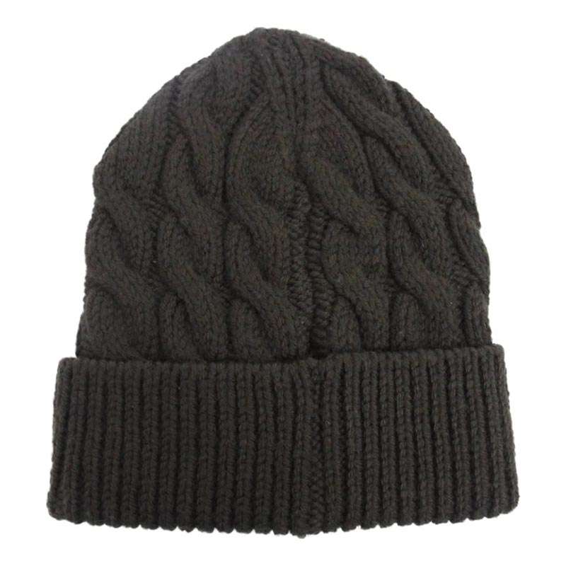 モンクレール ワッペン ロゴ ウール ケーブル ニット キャップ 買取実績 画像