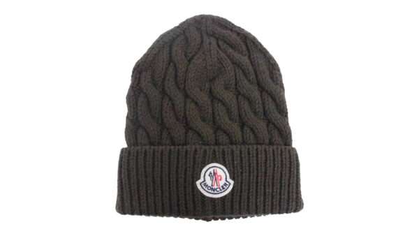 モンクレール ワッペン ロゴ ウール ケーブル ニット キャップ 買取実績