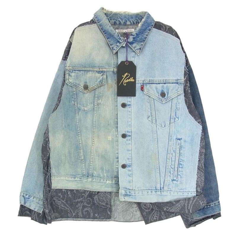 ニードルス NS297 Rebuild by Jean Jacket Covered Jacket リビルドバイニードルズ 再構築 デニム カバーオール ジャケット 買取実績 画像