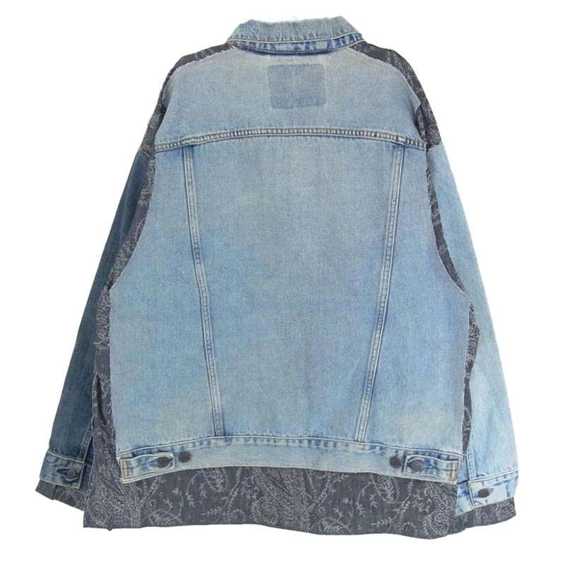 ニードルス NS297 Rebuild by Jean Jacket Covered Jacket リビルドバイニードルズ 再構築 デニム カバーオール ジャケット 買取実績 画像