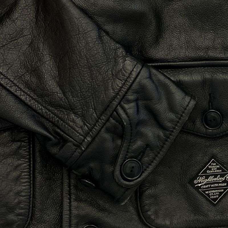 ネイバーフッド 15AW 152SZNH-JKM01 HERON/CL-JKT ヘロン レザー ジャケット 買取実績 画像