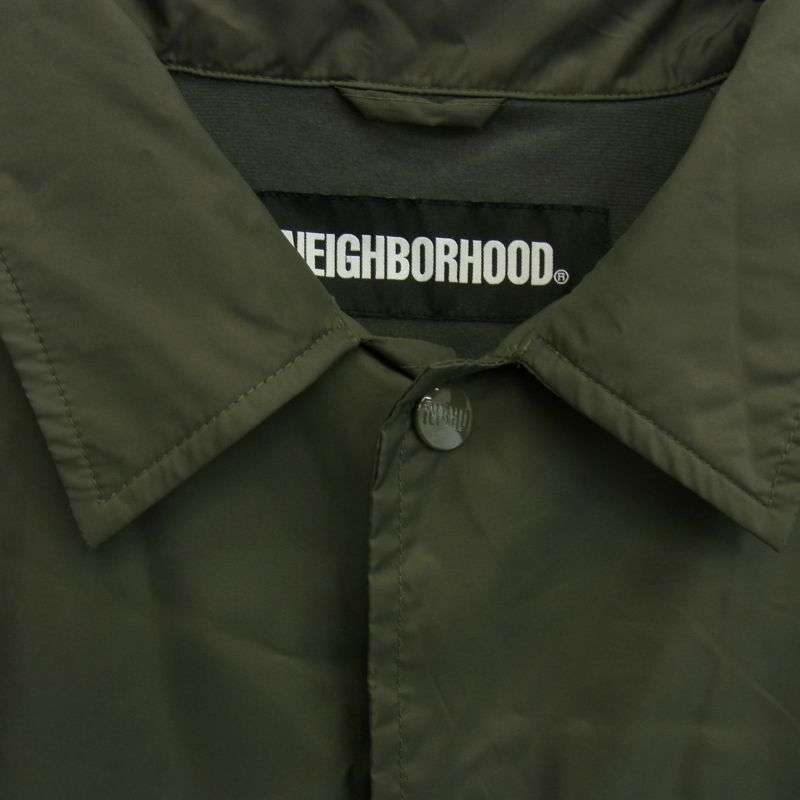 ネイバーフッド 202TSN-JKM01 BROOKS N-JKT ロゴ刺繍 コーチ ジャケット ナイロン ジャケット 買取実績 画像