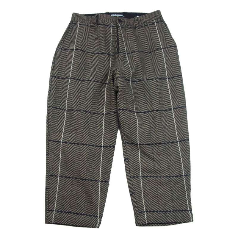 ネイバーフッド 20AW 202AQNH-PTM06 ウール チェック スラックス パンツ 買取実績 画像