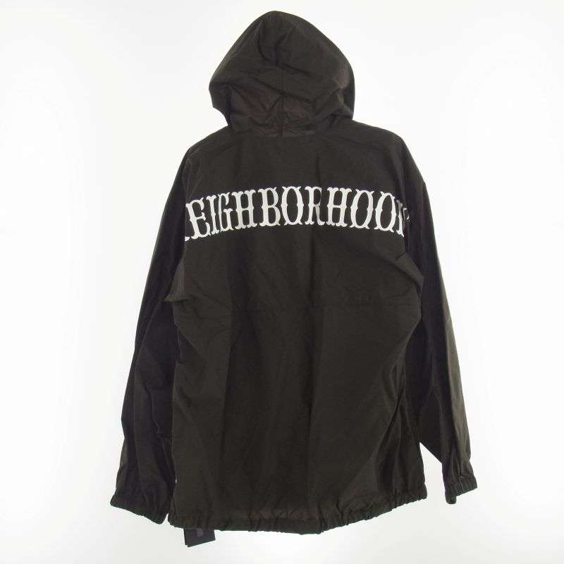 ネイバーフッド 20AW 202TSNH-JKM04 ANORAK N-JKT バック ロゴプリント ナイロン アノラック ジャケット 買取実績 画像