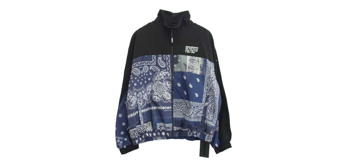 ネイバーフッド 21AW 212AQNH-JKM03 BANDANA CHOPPED TRACK JACKET  ロゴ入り木製ハンガー付 買取実績