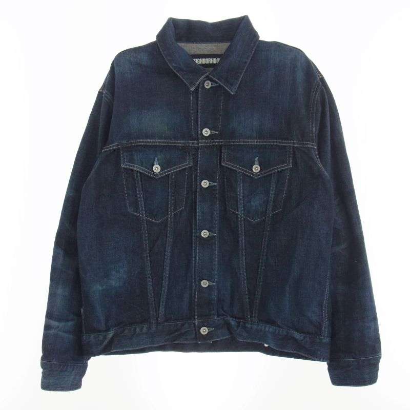 ネイバーフッド 21AW 212XBNH-JKM03 WASHED.STOCKMAN TYPE-C C-JKT ウォッシュ加工 デニム ジャケット 買取実績 画像