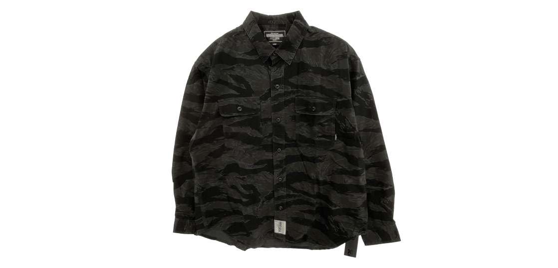 ネイバーフッド × WIND AND SEA ウィンダンシー 23SS 231AQWSN-SHM02S CAMOUFLAGE OFFICER SHIRT LS 買取実績