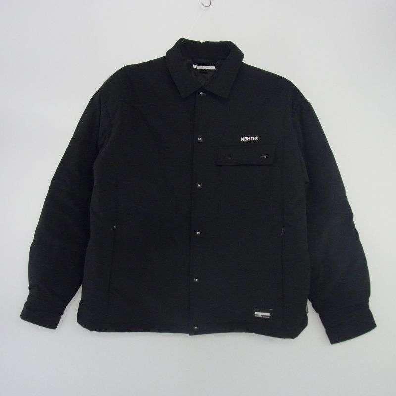 ネイバーフッド 24SS 242TSNH-SHM08 PADDED SHIRT LS ロゴ 刺繍 ジャケット 買取実績 画像