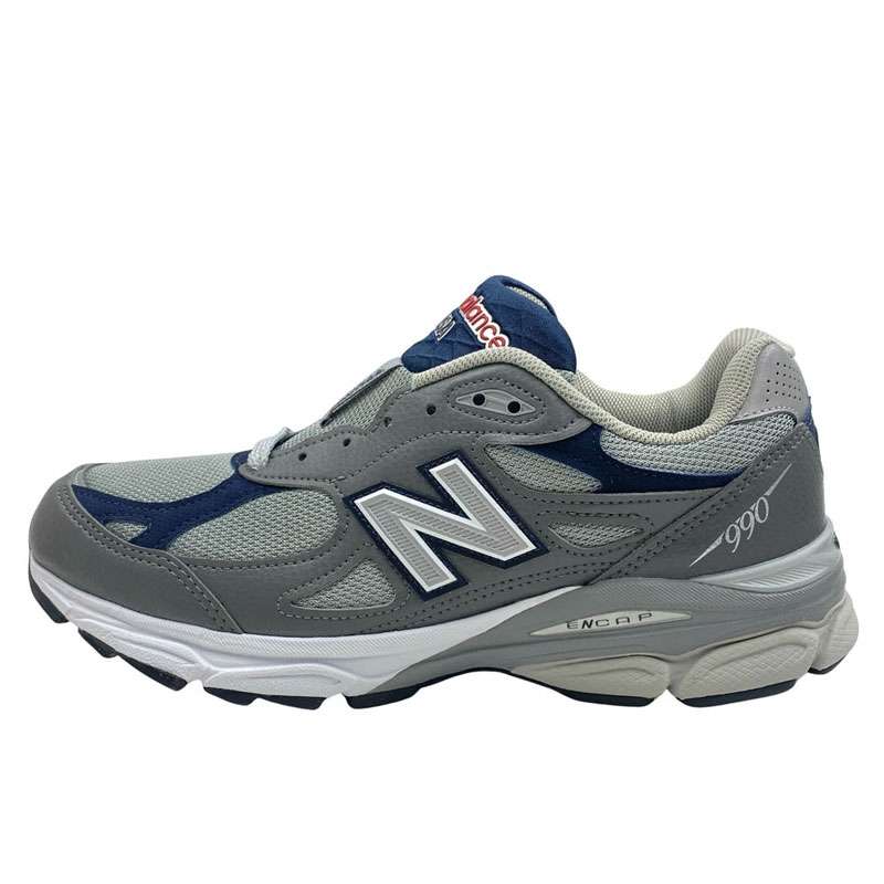 ニューバランス 22SS M990GJ3 USA製 990 V3 Gray Navy グレイ ネイビー ローカット スニーカー 買取実績 画像
