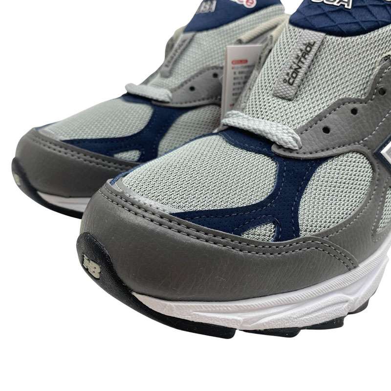 ニューバランス 22SS M990GJ3 USA製 990 V3 Gray Navy グレイ ネイビー ローカット スニーカー 買取実績 画像