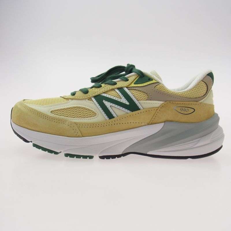 ニューバランス 23AW U990TE6 USA製 990 V6 PALE YELLOW ペール イエロー ローカット スニーカー 買取実績 画像