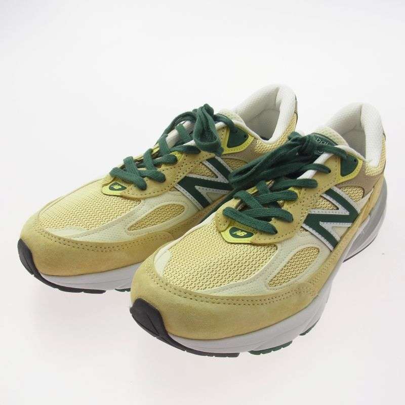 ニューバランス 23AW U990TE6 USA製 990 V6 PALE YELLOW ペール イエロー ローカット スニーカー 買取実績 画像