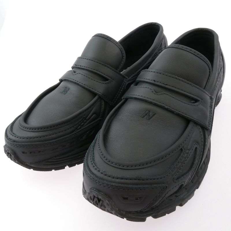 ニューバランス U1906LBN LOAFER BLACK LEATHER ローファー ブラック レザー スニーカー 買取実績 画像
