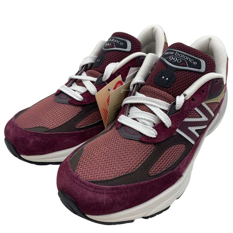 ニューバランス U990BT6 USA製 990V6 Burgundy バーガンディ ローカット スニーカー 買取実績 画像