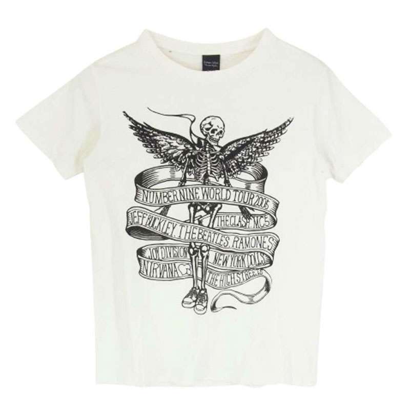 ナンバーナイン ハイスト期 2005年 ツアー スカル プリント 半袖 Tシャツ 買取実績 画像