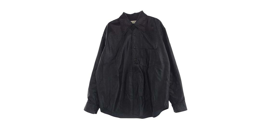アワーレガシー M4222CB COCO 70S SHIRT CAGEIAN BLACK FAKE LEATHER 買取実績