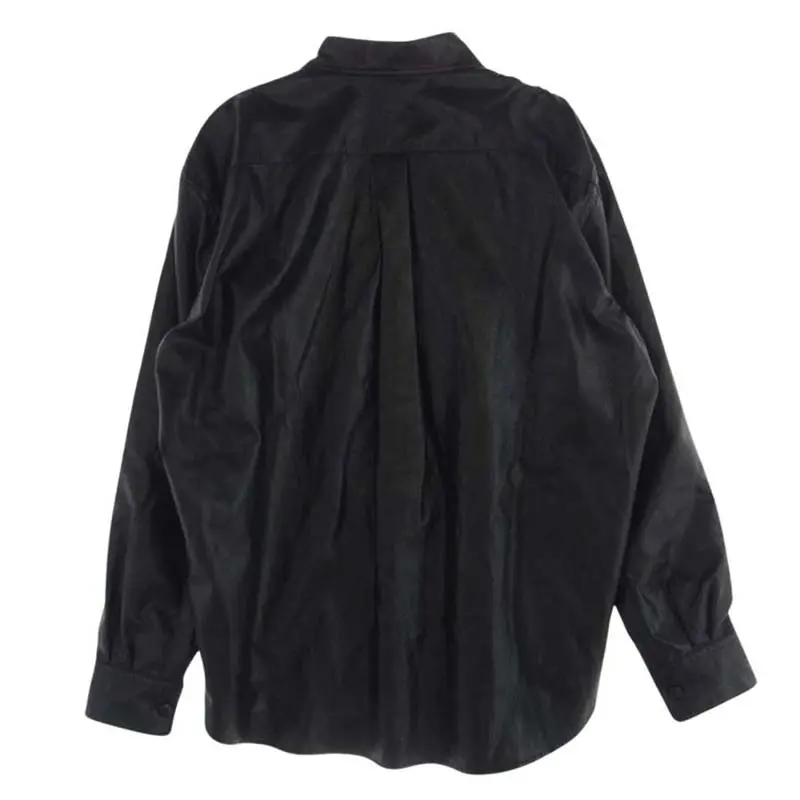 アワーレガシー M4222CB COCO 70S SHIRT CAGEIAN BLACK FAKE LEATHER