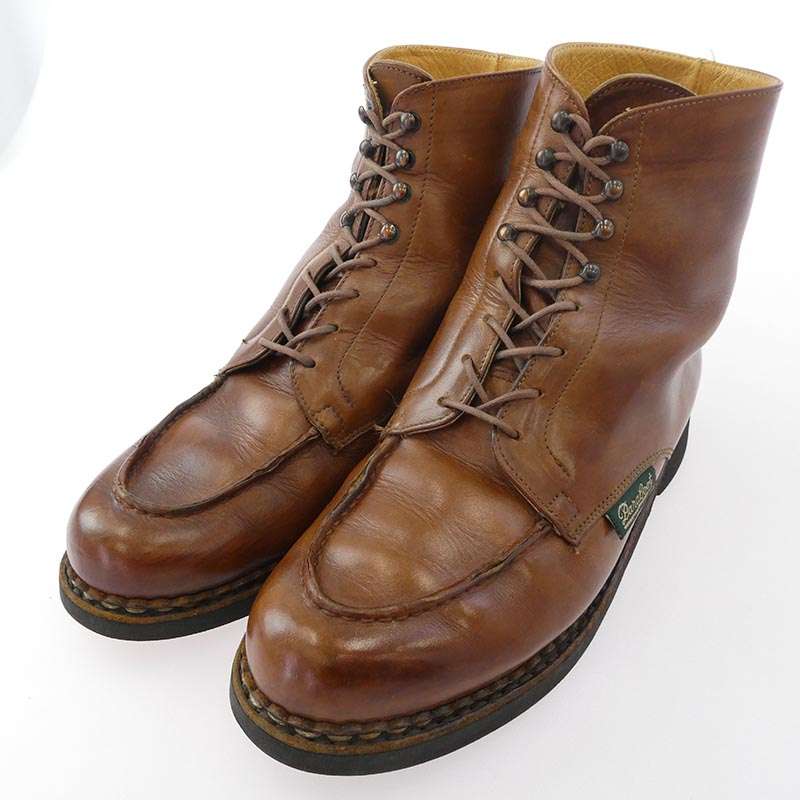 パラブーツ ボーリュー レースアップ レザー ブーツ 買取実績 画像