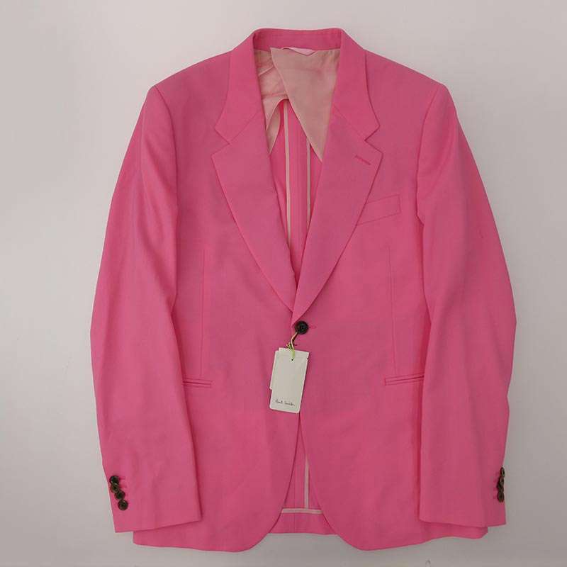 ポールスミス 14SS メインライン トロピカルウール ワイヤーメッシュボーダーライニング 1B テーラード ジャケット 買取実績 画像