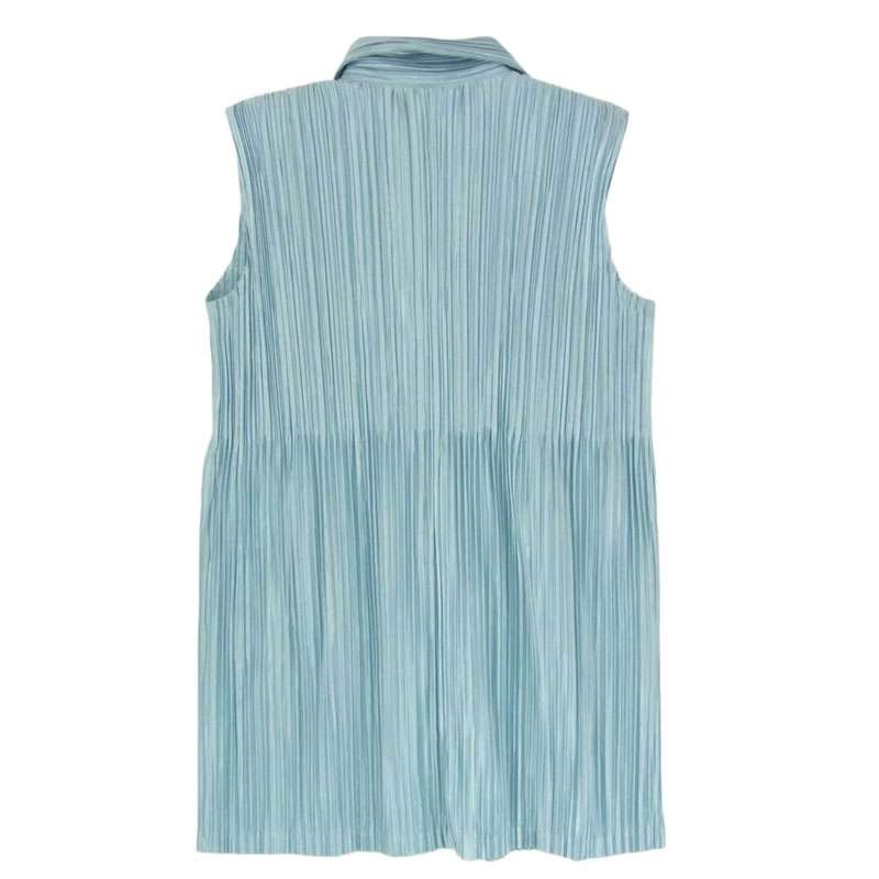 プリーツプリーズ イッセイミヤケ PP41-JT185 ノースリーブ グラデーション ブラウス ワンピース 買取実績 画像