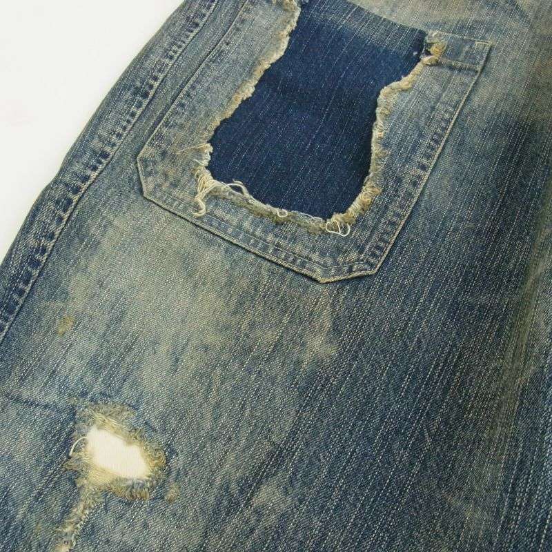 ポータークラシック PC-005-2499-0040-0014 STEINBECK DENIM POCKET PANTS VINTAGE CUSTOM ポケット ヴィンテージ カスタム デニム パンツ 買取実績 画像