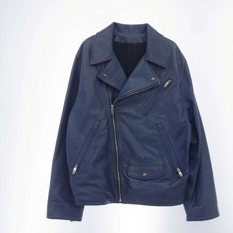 ポータークラシック PC RIDERS JACKET W/LOVE&PEACE SILVER ダブルライダース ジャケット ラブアンドピース 買取実績 画像