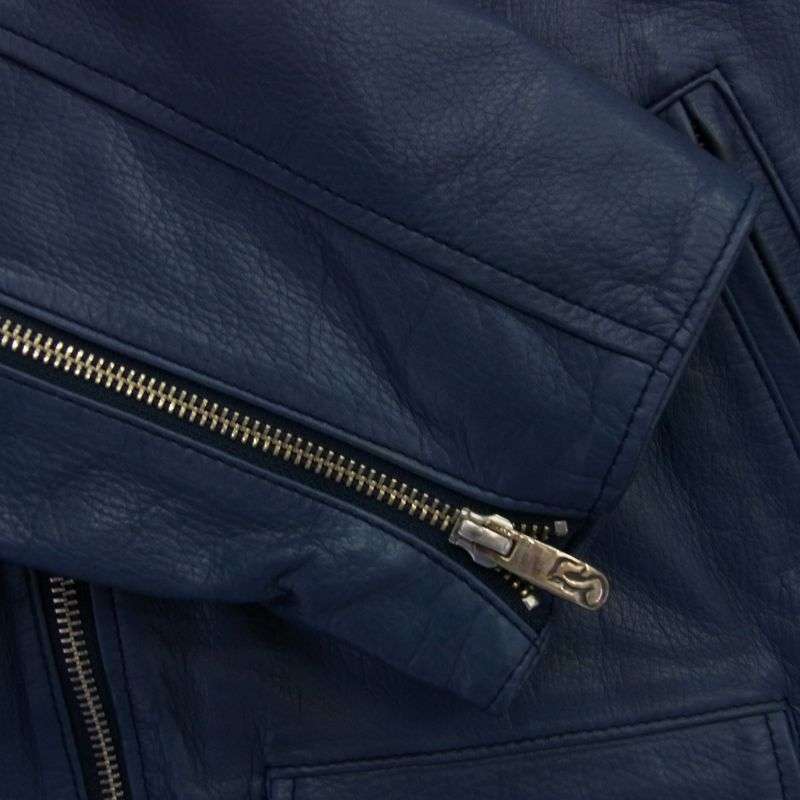 ポータークラシック PC RIDERS JACKET W/LOVE&PEACE SILVER ダブルライダース ジャケット ラブアンドピース 買取実績 画像