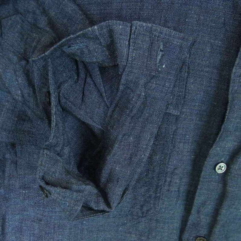 ポータークラシック レギュラーカラー ロールアップ 長袖 シャンブレー シャツ 買取実績 画像