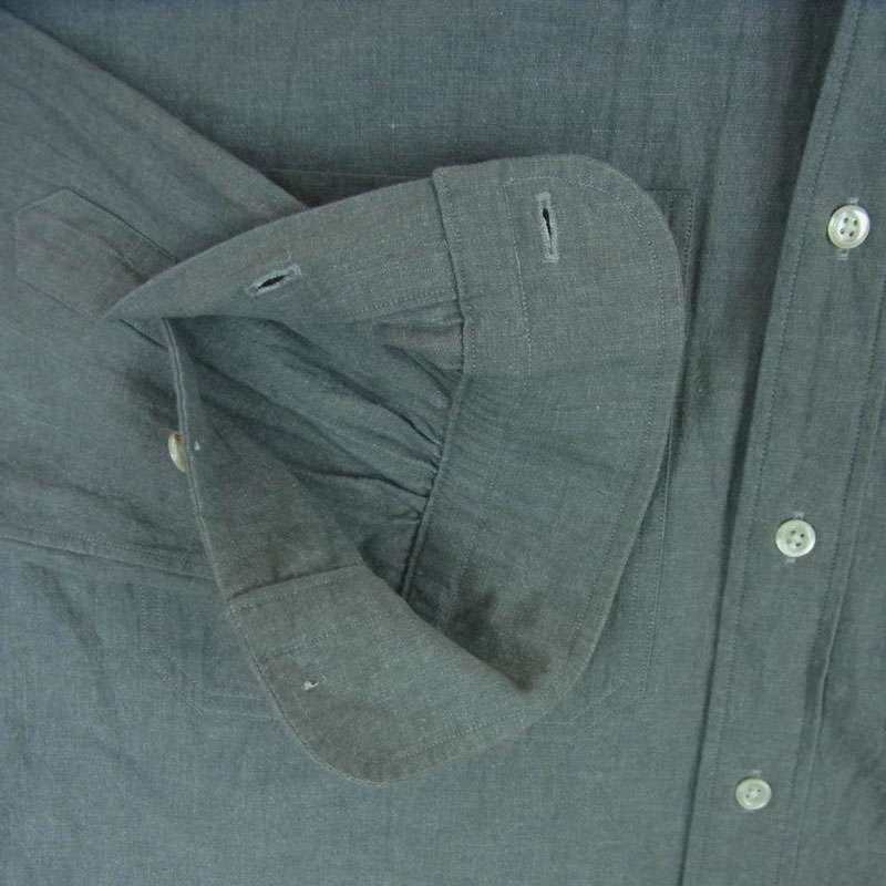 ポータークラシック WIDE POCKET SHIRT 丸襟 ワイドポケット 長袖 シャツ コットン 買取実績 画像