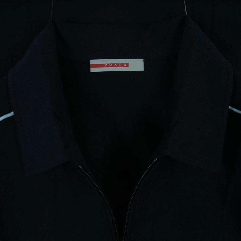 プラダスポーツ 00s パイピング ハーフジップ 半袖 ポロシャツ 買取実績 画像