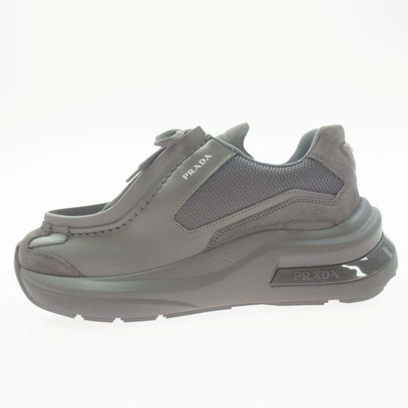 プラダ 23AW 2EG424 SYSTEM SNEAKER システム スニーカー ローカット レザー メッシュ シューズ 買取実績 画像