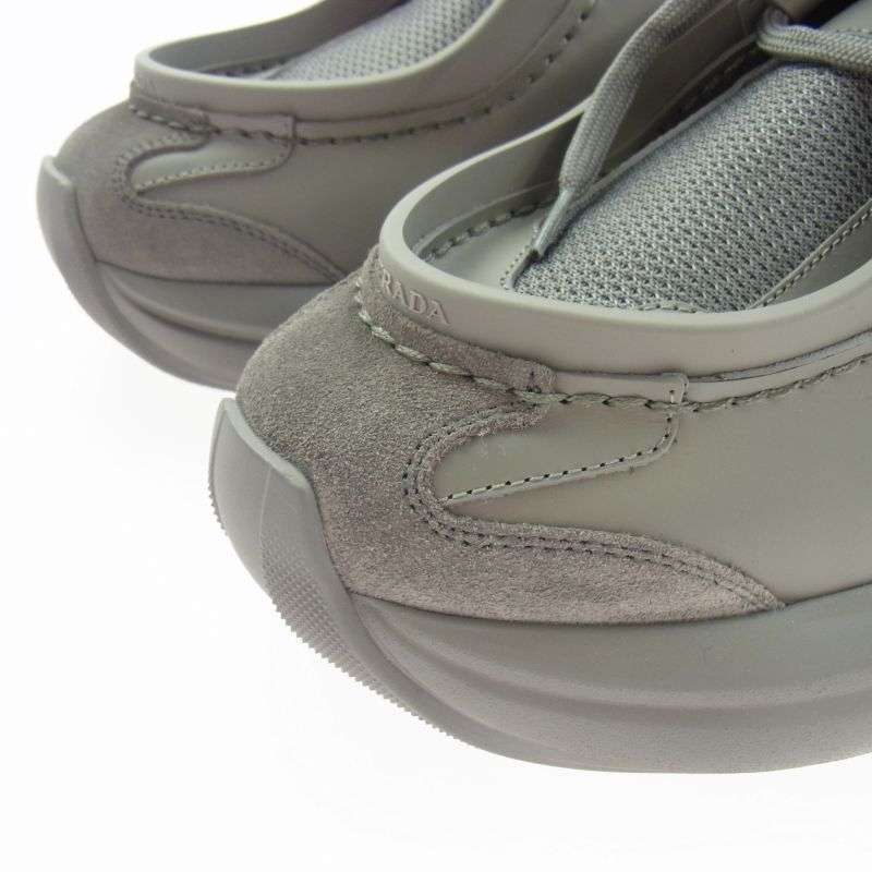 プラダ 23AW 2EG424 SYSTEM SNEAKER システム スニーカー ローカット レザー メッシュ シューズ 買取実績 画像