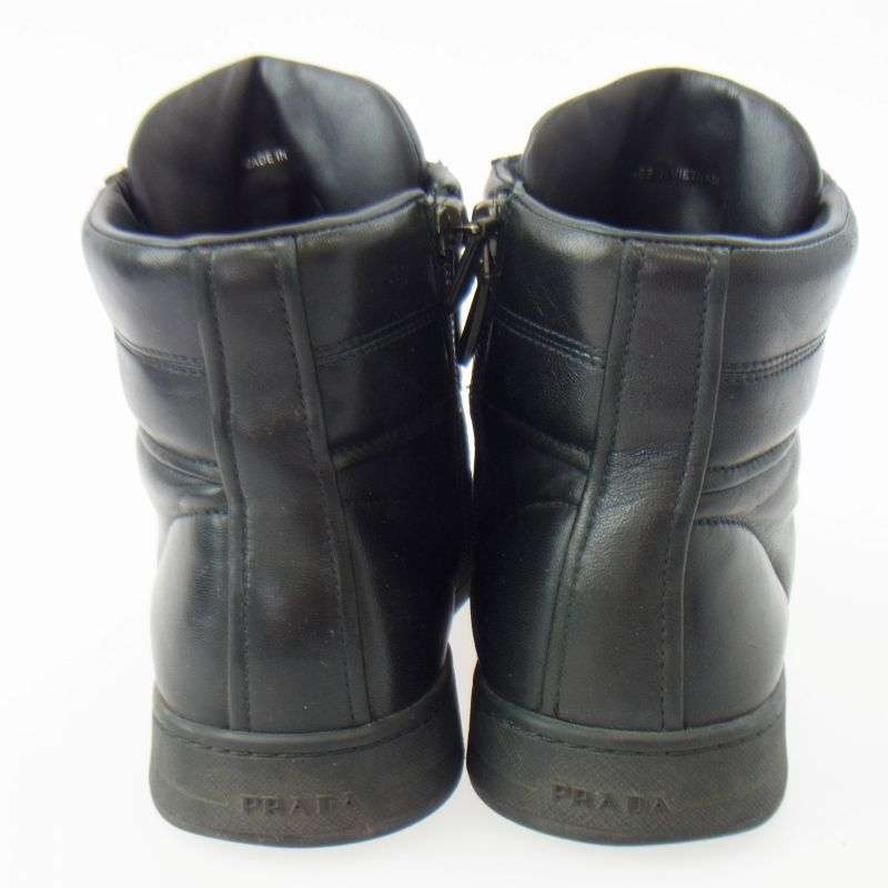 プラダ 2TG 184 サイド ジップ ハイカット スニーカー 買取実績 画像