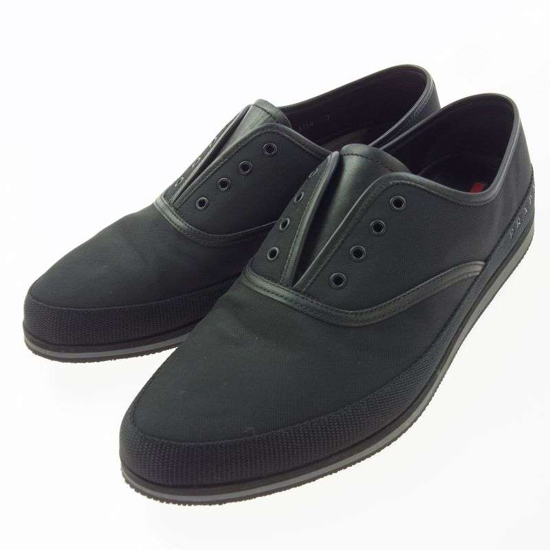 プラダスポーツ 3114 レザー切替 ナイロン ローカットスニーカー 買取実績 画像