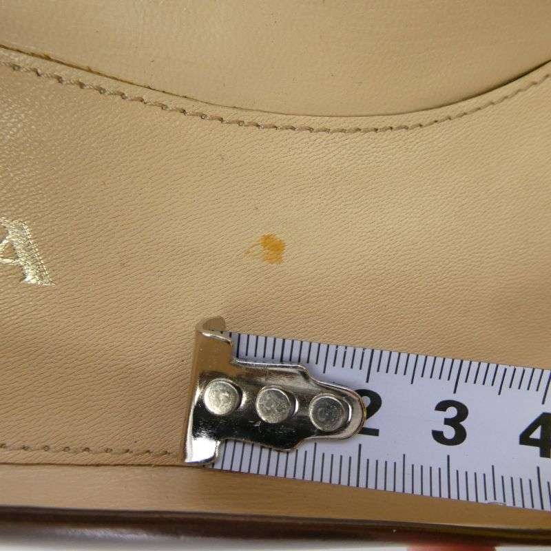 プラダ スクエアトゥ レザー パンプス 買取実績 画像