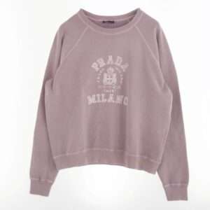 プラダ UJL19C カレッジ ロゴ コットンフリース スウェットシャツ 買取実績