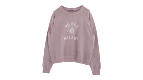 プラダ UJL19C カレッジ ロゴ コットンフリース スウェットシャツ 買取実績